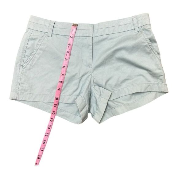J. Crew Black Label Chino Shorts Sea foam Green Sz 6 Classic Preppy Polished - Picture 3 of 7